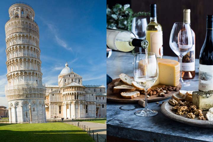Pisa, Pasta and Chianti wine shore by Bellaitaliatour