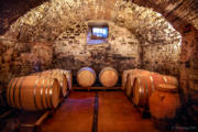 Tuscany wine cellar