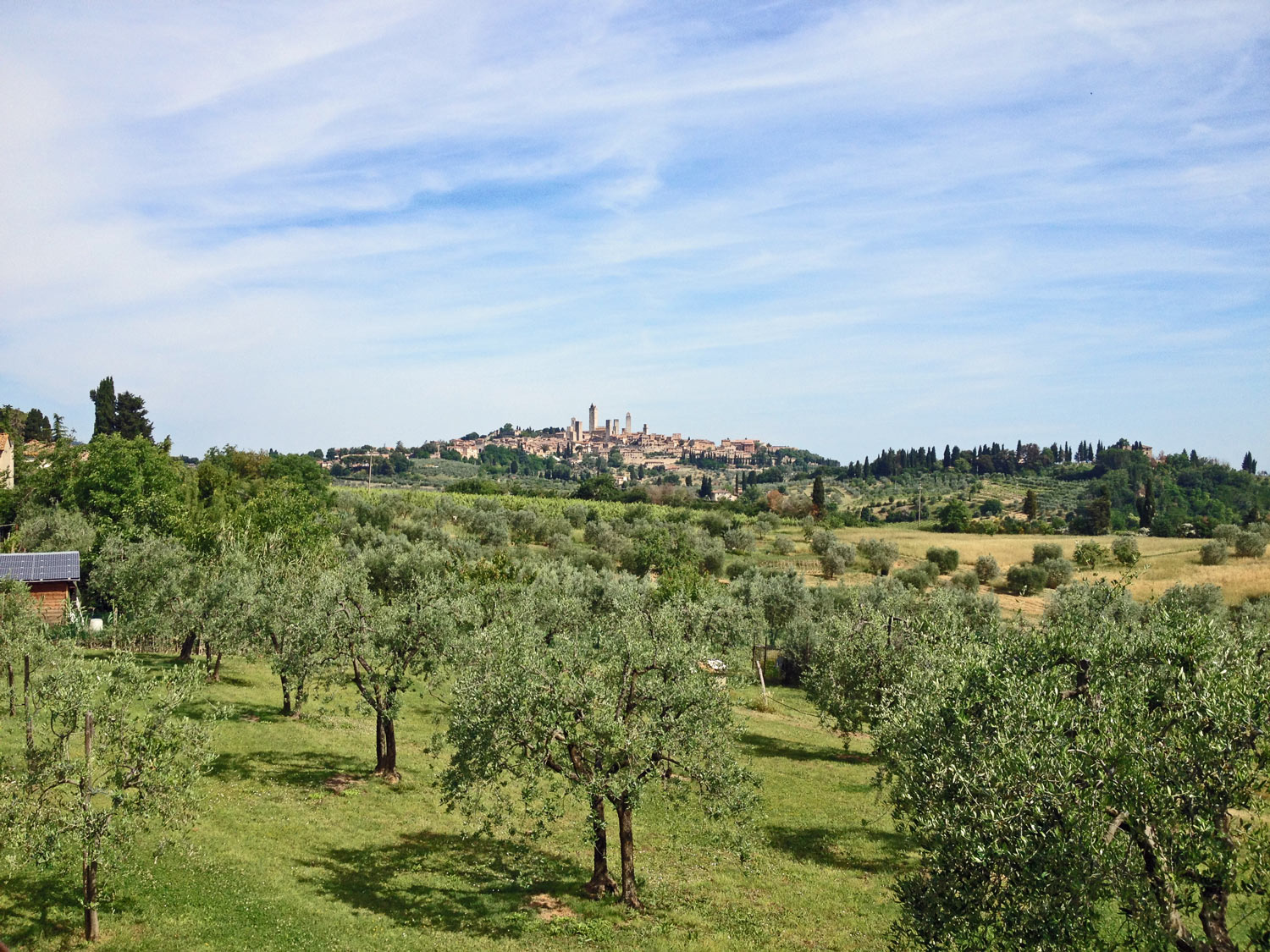 view of Tuscany countryside